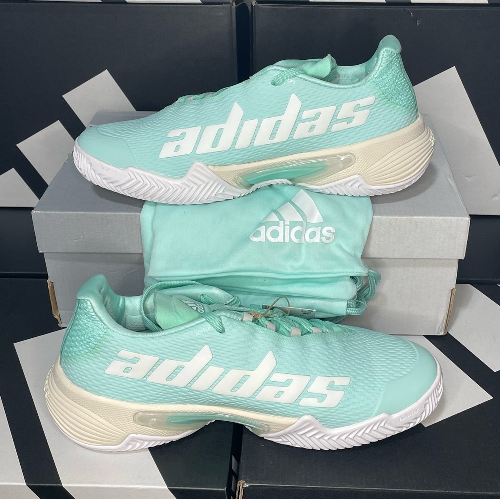 Adidas Barricade Clay Women's Size 6 Teal Green Tennis Athletic Shoes GV9526
